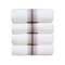 Arkwright Home Aston & Arden Turkish Striped Hand Towel 18x32 Rose (4pk) HT-STT-1832-5.4-RSE - alternate 1